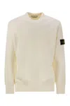 Stone Island Cotton Blend Sweater In Natural