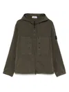 Stone Island Drawstring Hooded Jacket Pockets