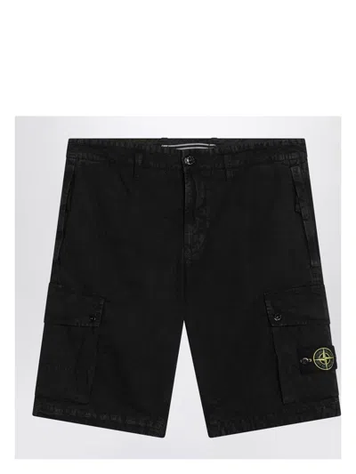 STONE ISLAND MEN'S COTTON CARGO BERMUDA SHORTS