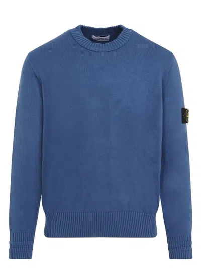 STONE ISLAND MEN'S COTTON CREW-NECK SWEATER