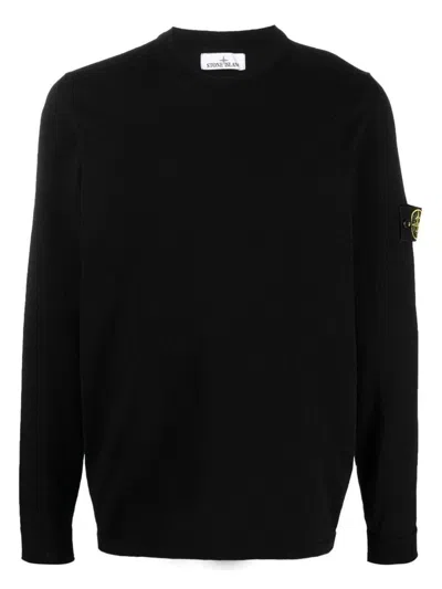 STONE ISLAND MEN'S COTTON FINE KNIT CREW NECK JERSEY