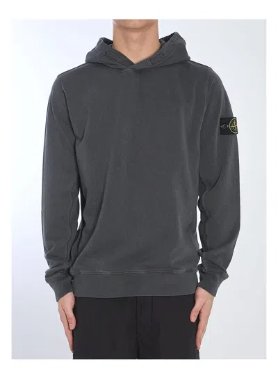 STONE ISLAND MEN'S COTTON HOODIE