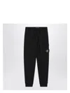 Stone Island Classic Badge Sweatpants In Black