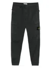 Stone Island Regular-tapered-fit Cargo Pants With Elasticated Waistband In Blue