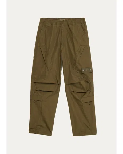 Stone Island Men's Cotton Relaxed-fit Cargo Pants In Brown
