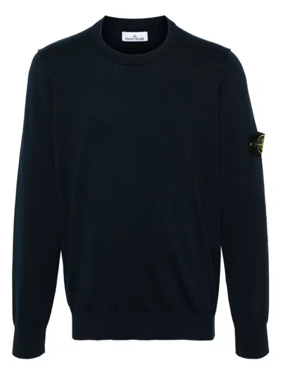 STONE ISLAND MEN'S CREW-NECK COTTON JUMPER SWEATER
