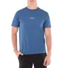 Stone Island Men's Dark Blue Institutional Four Print T-shirt In Blue