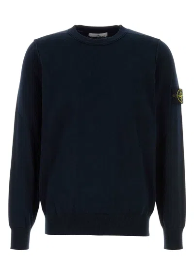 STONE ISLAND MEN'S DARK COTTON SWEATER
