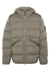 Stone Island Men Down Jacket In Green