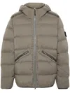 Stone Island Men Down Jacket In Green