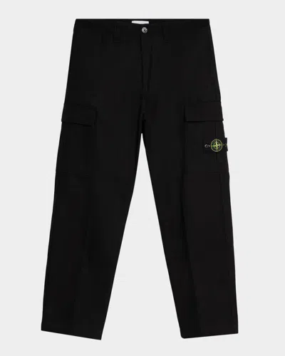 STONE ISLAND MEN'S FLAP POCKET CARGO PANTS