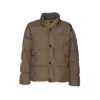 Stone Island Crinkle Reps Ny Puffer Jacket In Brown