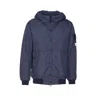 Stone Island Crinkle Reps Ny Light Puffer Jacket In Blue