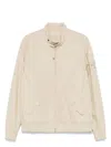 Stone Island Men's Ghost Bomber Jacket In Beige