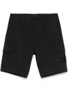 Stone Island Ghost Cargo Shorts Clothing In Black