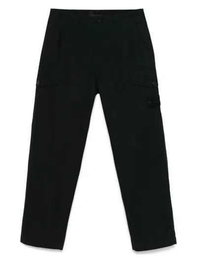 STONE ISLAND MEN'S GHOST COTTON CARGO TROUSERS
