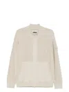 Stone Island Men's Ghost Zipper Cardigan Dark Brown
