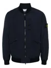 Stone Island Compass-patch Zipped Bomber Jacket In 0020