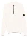 Stone Island Logo Knitwear In Nude & Neutrals