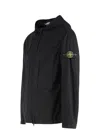 Stone Island Short Parka With Elastic Hem And Hood