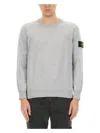 Stone Island 5100056 Lambswool Sweater In Grey