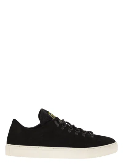 STONE ISLAND MEN'S LACED TRAINER WITH LOGO SNEAKER