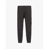 Stone Island Mens Lead Grey Brand-patch Drawstring-waist Cotton-jersey Jogging Bottoms