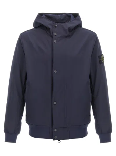 Stone Island Men 'light Soft Shell-r E.dye® Technology' Jacket
