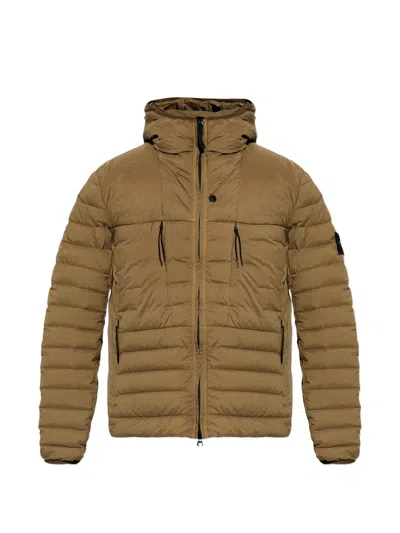 Stone Island Jacket In Brown