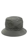 Stone Island Men Logo Bucket Hat In Green