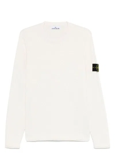 STONE ISLAND MEN'S LOGO CREWNECK SWEATER