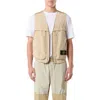 Stone Island Compass-badge Gilet In Neutral