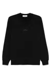 Stone Island 6100665 Cotton Fleece In Black