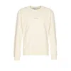 Stone Island Sweatshirt 6100665 In Cotton With Logo Print In Neutral