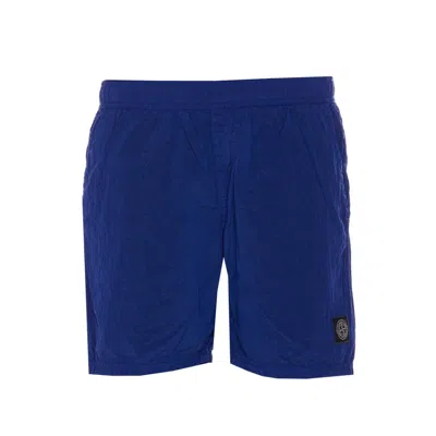 Stone Island Men Logo Swimsuit