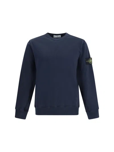 STONE ISLAND STONE ISLAND MEN LOGOED SWEATSHIRT