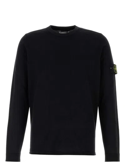 STONE ISLAND MEN'S MIDNIGHT COTTON SWEATER