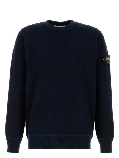 STONE ISLAND MEN'S MIDNIGHT COTTON SWEATER