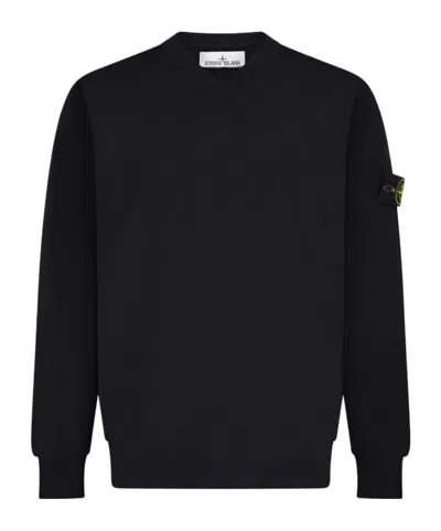 Stone Island Men's Military-inspired Parka In Black