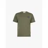 Stone Island Compass-motif Cotton T-shirt In Musk