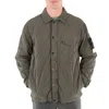 Stone Island Men's Musk Fili Nylon Cotton Jacket In Green