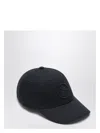 Stone Island Blue Baseball Cap With Tone-on-tone Compass Logo On The Front In Cotton Man