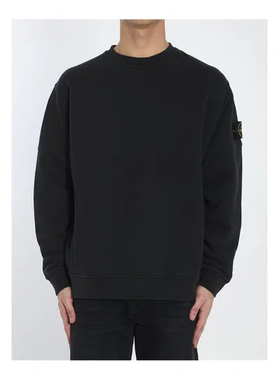 STONE ISLAND MEN'S OLD EFFECT SWEATSHIRT