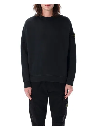 STONE ISLAND MEN'S OLD EFFECT SWEATSHIRT