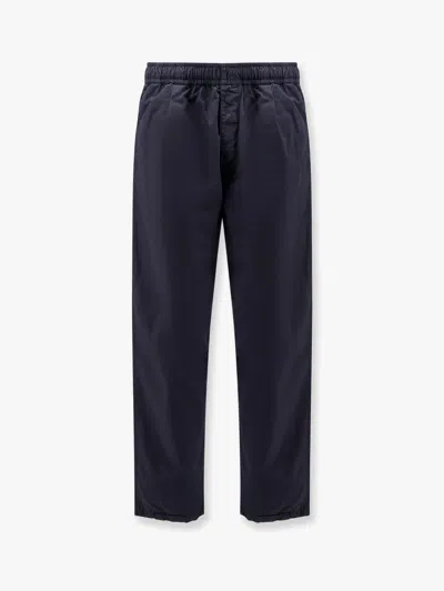 Stone Island Men Organic Cotton Cargo Trousers With Logo Embroidery