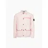 Stone Island Tela Branded-badge In Pink