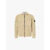 Stone Island Compass-badge Corduroy Shirt Jacket In Plaster