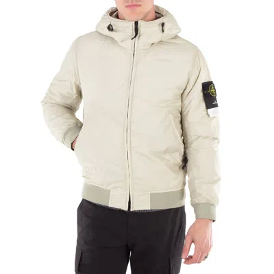 Stone Island Men's Plaster Crinkle Wind-resistant Reps R-ny Jacket In Neutral