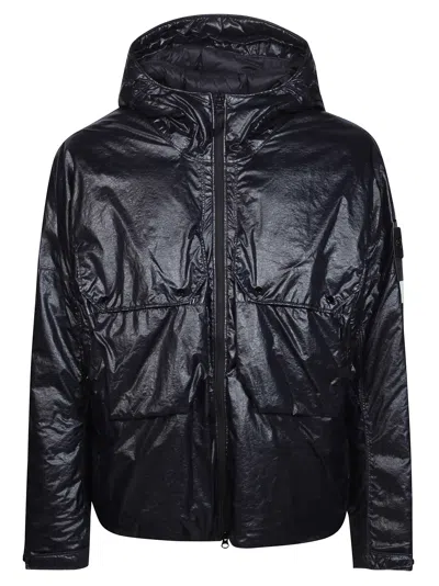 Stone Island Men's Rds-certified Down Puffer Outerwear Jacket In Nero