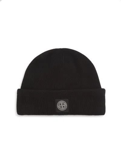 Stone Island N100102 Beanie In Black